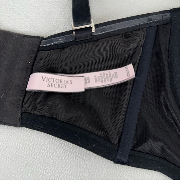 Victoria's Secret Women’s Size 32DD Dream Angels Black Velvet bra - Picture 9 of 12
